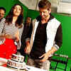 Article image for: Hrithik cuts his birthday cake with Yami!