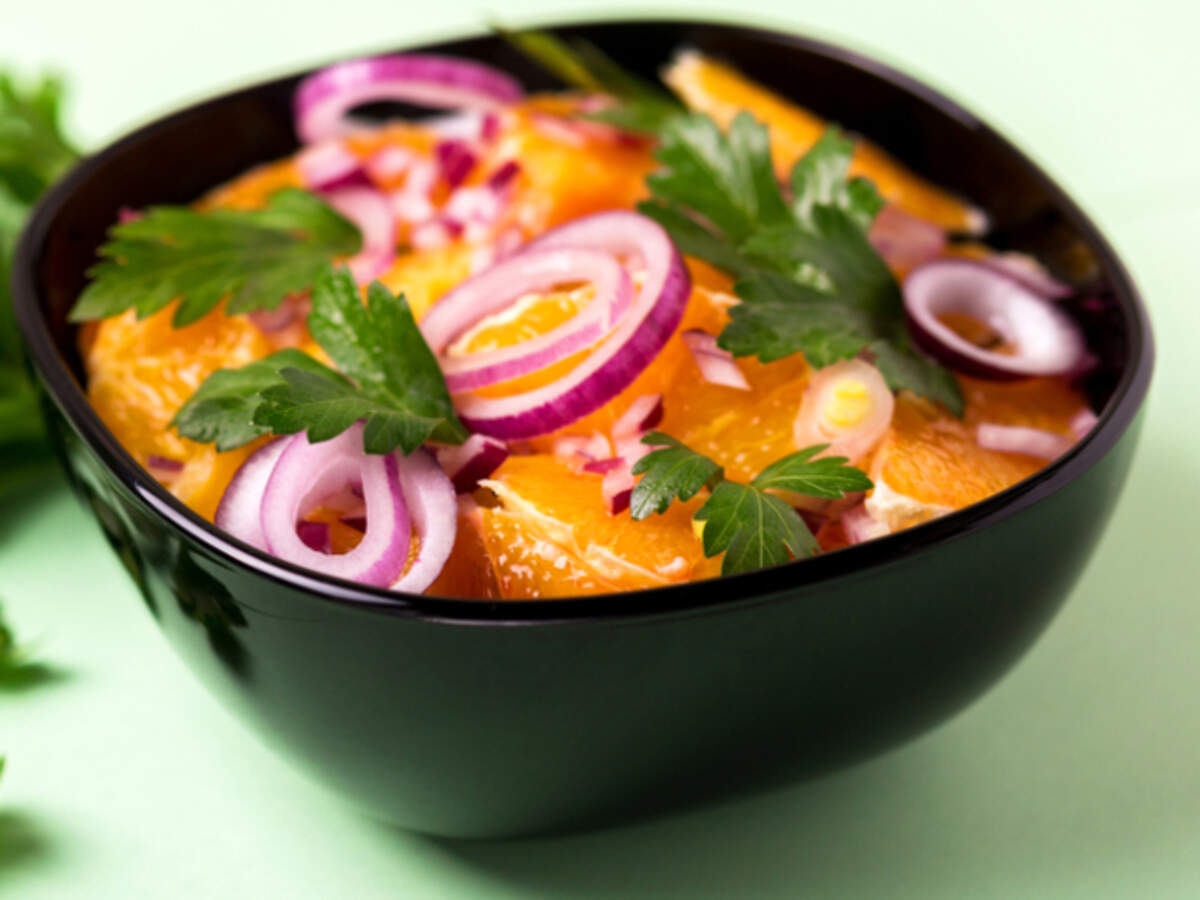 orange and red onion salad dressing Citrus and Red Onion Salad