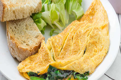 Spinach and Cheese Omelette