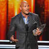 Dwayne “The Rock” Johnson thanks his daughter for the win