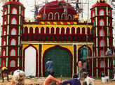 Republic Day flower show preparations