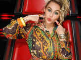Singer Miley Cyrus performs Lakshmi puja