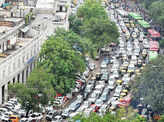 Connaught Place shuts down over new traffic plan
