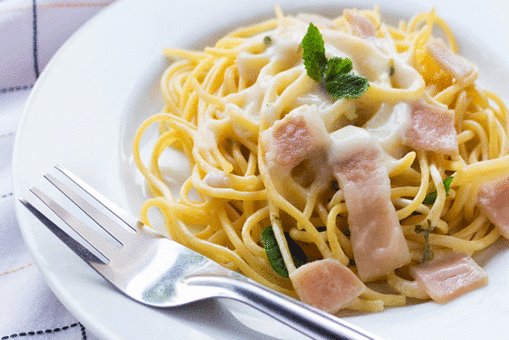 Mushroom Carbonara