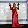 beyonce red dress grammy 2017 Beyonc Just Shared Some Beautiful Behind The Scenes Pictures From The  Grammys
