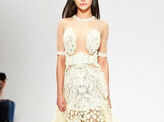 Amy Jackson sets the ramp on fire at London Fashion Week!