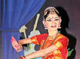 Classical dance performance in the city