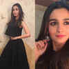 Alia’s black separates are poised and bold