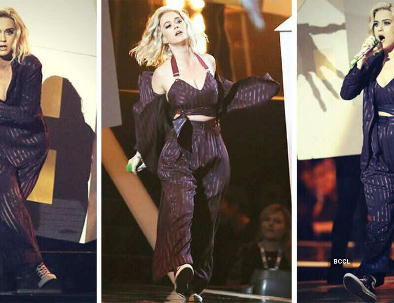 Katy Perry’s fiery performance at Brit Awards 2017