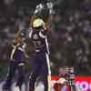 Article image for: <i class="tbold">wriddhiman saha</i> of KKR appeals for the stumping of Kumar Sangakkara of the KXIP