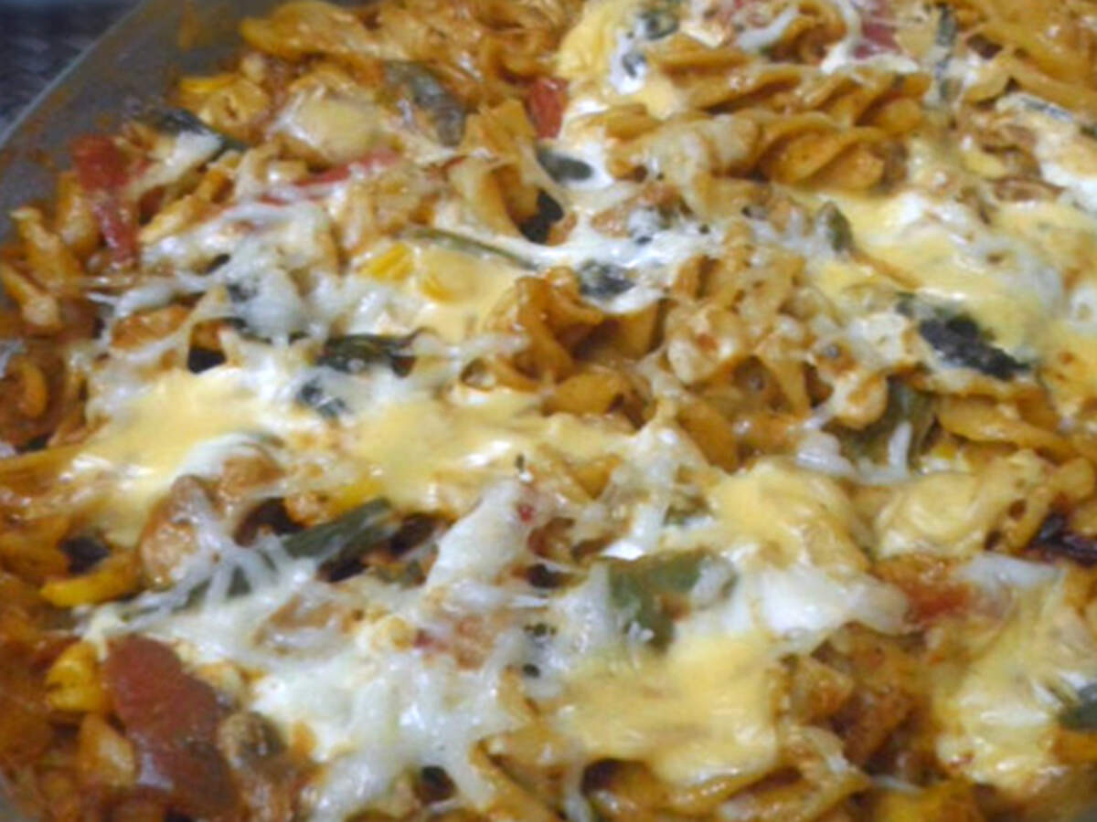 Creamy Baked Pasta with Vegetables Recipe