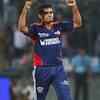 Article image for: <i class="tbold">Rajat Bhatia</i> of DD celebrates after taking the wicket