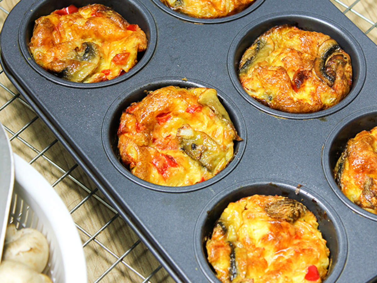 Tomatoes and Bacon Egg Muffins Recipe