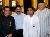 Aamir Khan, A R Rahman and Farooq Abdullah 