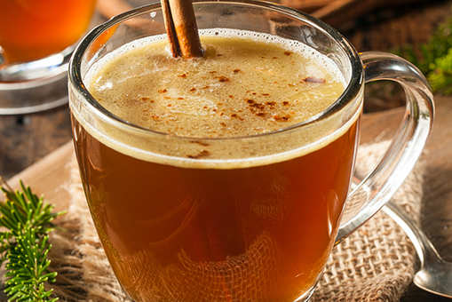 Mulled Cider with Spiced Butter