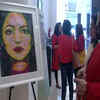 Article image for: Women artists create expressions on canvas through cosmetics