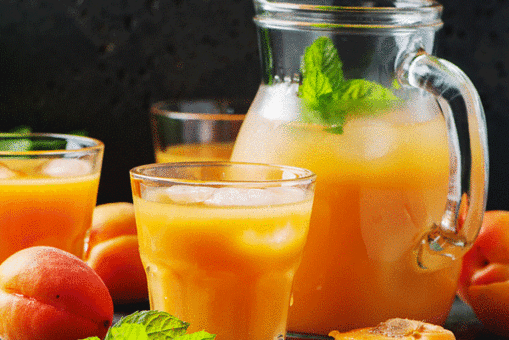 Apricot and Orange Mocktail