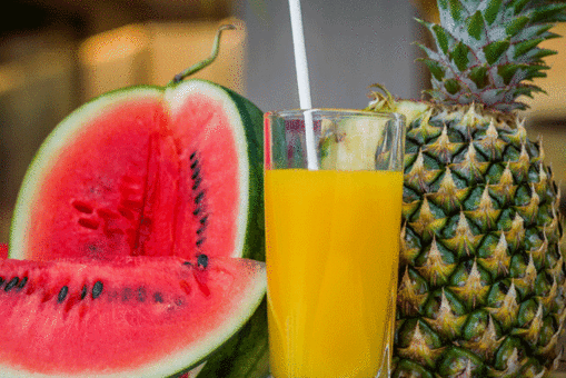 Pineapple Watermelon Mocktail