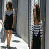 Slip dress over a tee