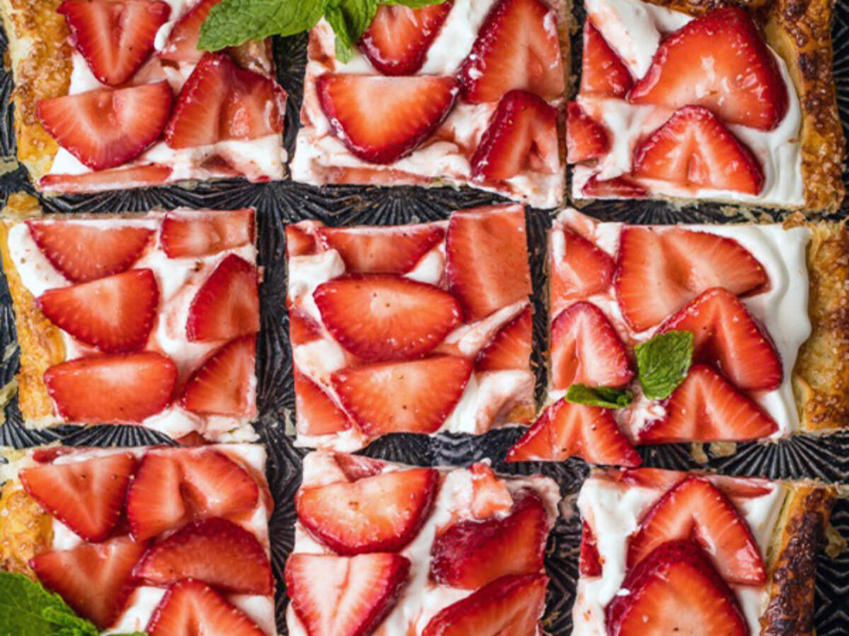 Strawberry Tart with Puff Pastry Recipe
