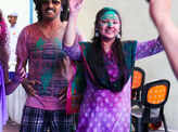 Holi celebrations at Upendra's house
