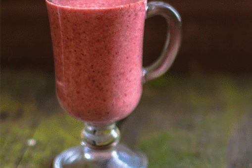 Watermelon and Strawberry Smoothie