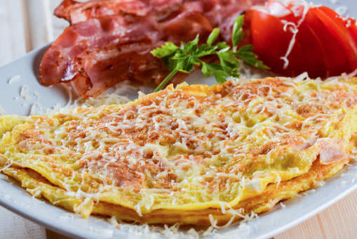 Bacon Cheese Omelette