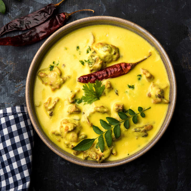 Kuttu Flour Ki Kadhi Recipe