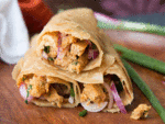 Egg and Oats Kathi Rolls