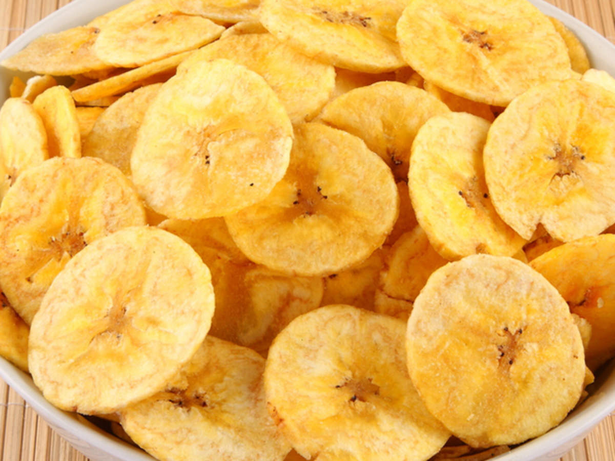 Banana Chips Recipe: How to make Banana Chips Recipe at Home  Homemade  Banana Chips Recipe - Times