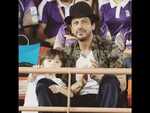 Shah Rukh and AbRam Khan up the fun quotient at the T-20 match