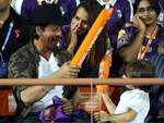 Shah Rukh and AbRam Khan up the fun quotient at the T-20 match