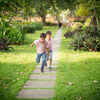 ​Run around with kids