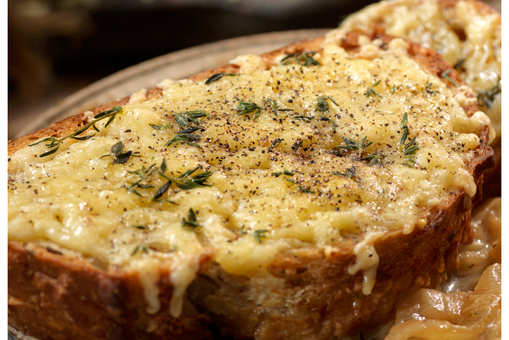Baked Egg Cheese Toast