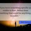 On fear