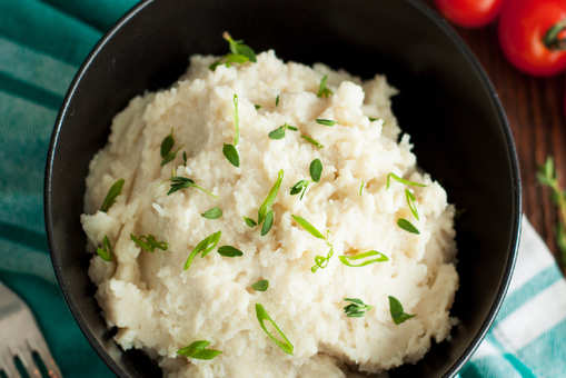 Cauliflower And Green Onion Mash