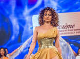 Kangana walks the ramp for Liva Creme