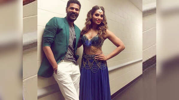 Pic: Bipasha Basu chills with Prabhu Deva backstage at Salman Khan’s Da-Bangg tour