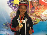 Beauty queen grabs gold in athletics