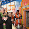 Article image for: <i class="tbold">president pranab mukherjee</i> offers prayers at Badrinath temple
