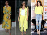Celebs rock the latest colour trend of the season!