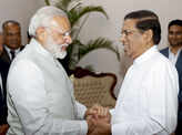 Narendra Modi meets Maithripala Sirisena