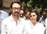 B&rsquo;wood celebs attend Reema Lagoo&rsquo;s funeral