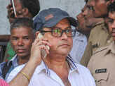 Sachin Pilgaonkar arrives at Reema Lagoo's funeral
