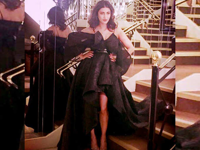 Cannes 2017: Shruti Haasan dazzles in black on the red carpet
