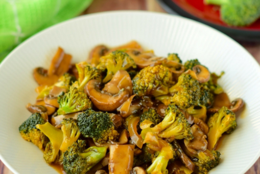 Broccoli Mushroom Stir Fry