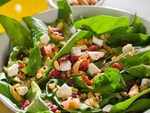 Cheesy Spinach Salad