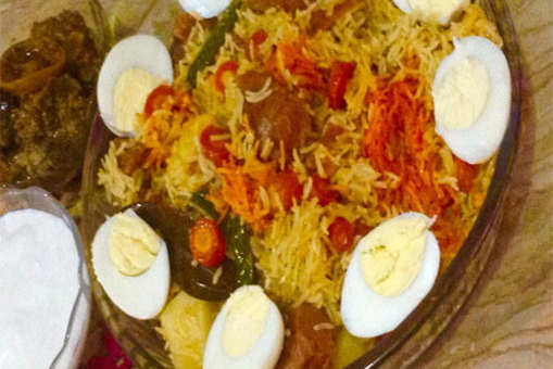 Vegetable and Beef Pulao