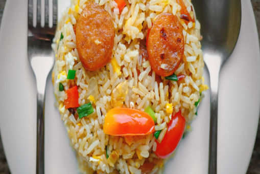 Fried Rice with Chicken Sausage