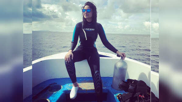 Throwback pic: Parineeti Chopra can’t get enough of water